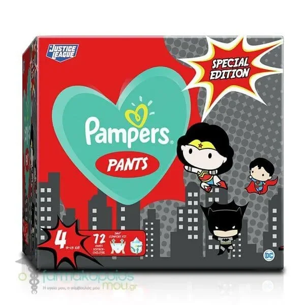 Беб.пелени PAMPERS S4 Warner bros 72бр - PAMPERS