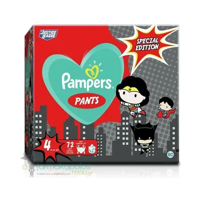 Беб.пелени PAMPERS S4 Warner bros 72бр - PAMPERS