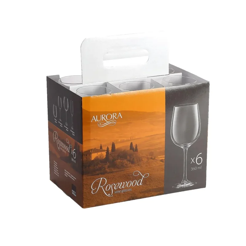 Чаши за вино Rosewood АURORA 6 бр. 360 мл. - AURORA MAXIMA