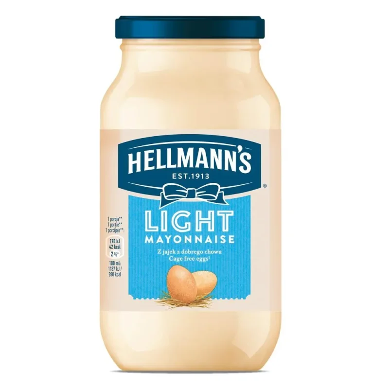 Майонеза HELLMANNS лека 420мл - HELLMANN'S