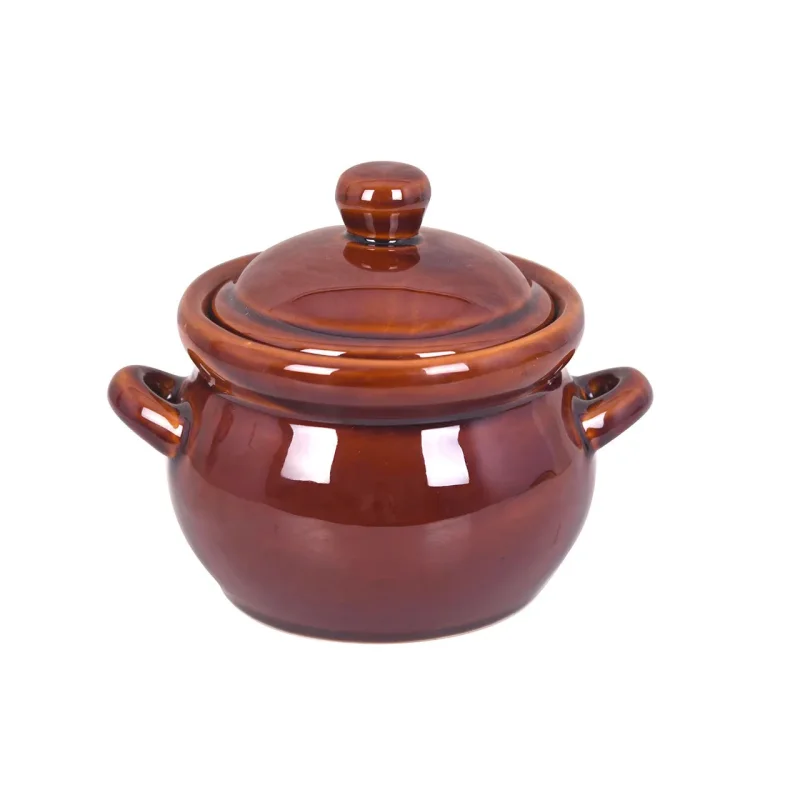 Гювече с капак LET'S COOK 800 мл керамично - LET'S COOK
