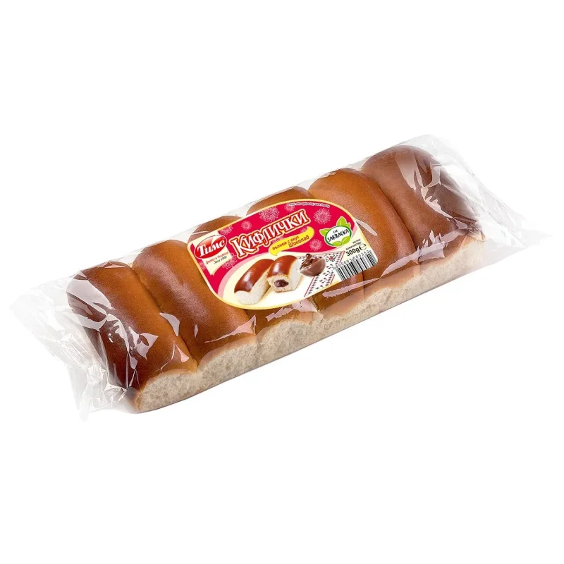 Кифлички с пълнеж с вкус шоколад 300гр - ТИМС