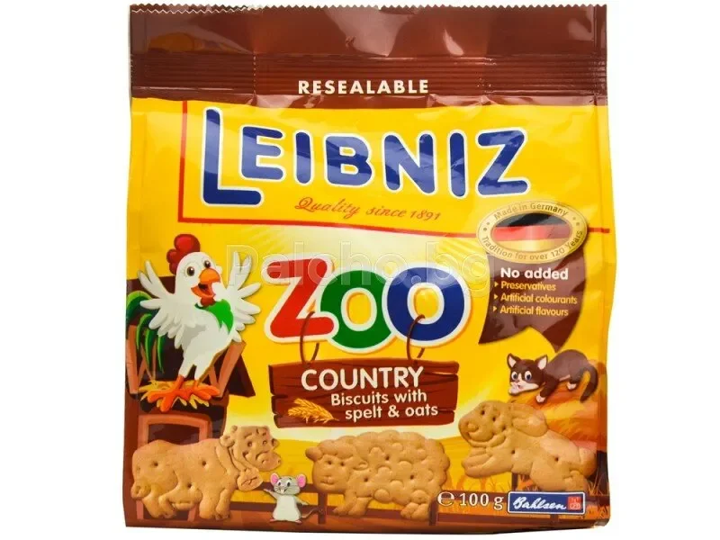 Бисквити LEIBNIZ спелта и овес, 100гр - LEIBNIZ
