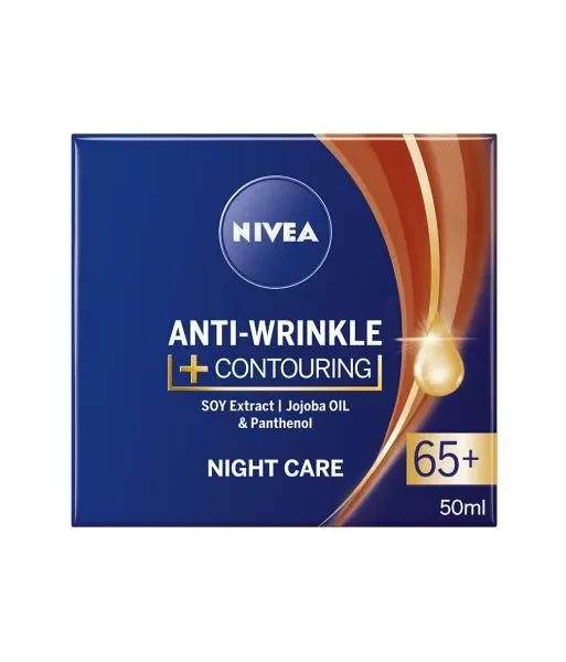 Крем против бръчки NIVEA 65+, нощен 50мл - NIVEA