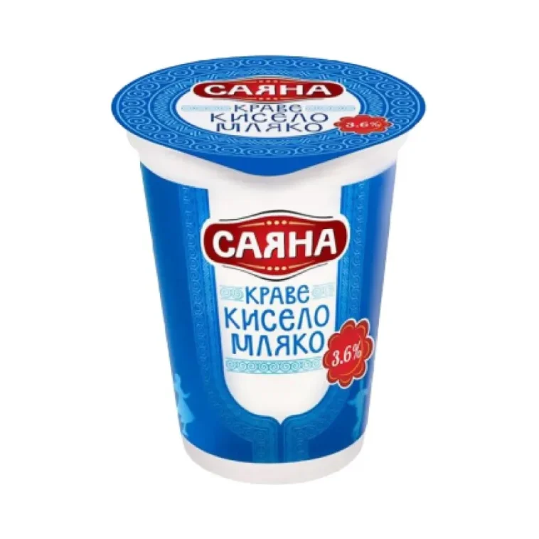Кисело мляко САЯНА 3.6% БДС 400гр - САЯНА