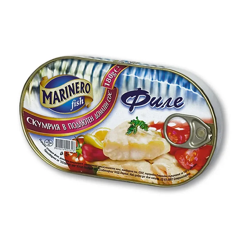 Скумрия ARRIVA в лют доматен сос 160 г - MARINERO