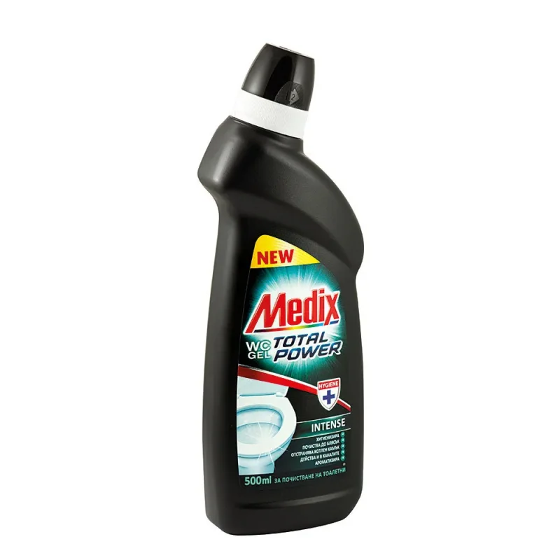 MEDIX WC GEL TOTAL POWER Intense ( черен), 500ml - MEDIX