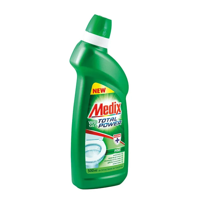 MEDIX WC GEL TOTAL POWER Pine (тъмнозелен) 500/750 - MEDIX