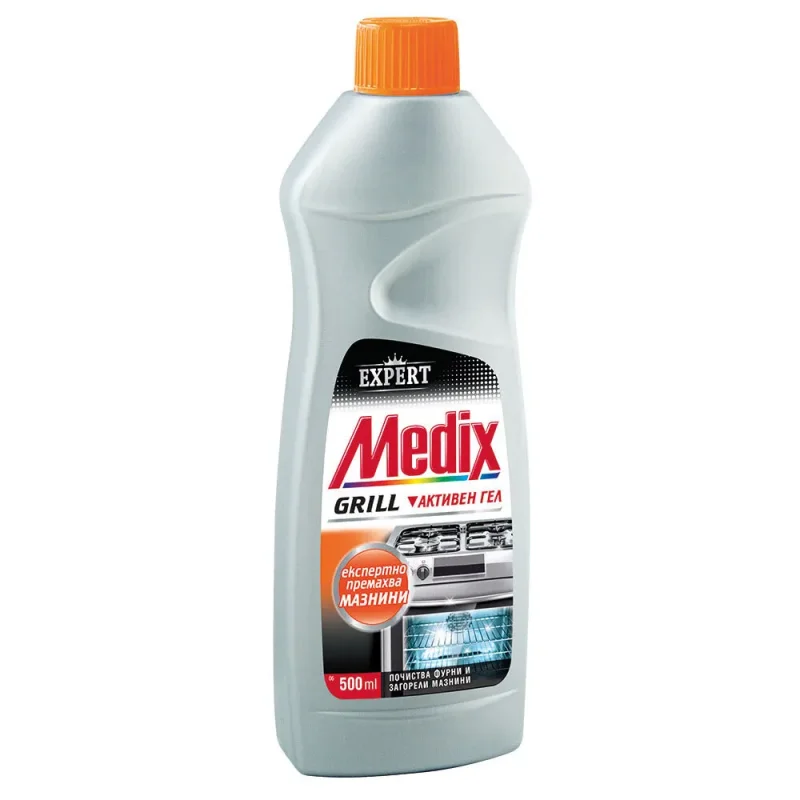MEDIX EXPERT Grill почиства фурни и загорели мазнини 500 мл. - MEDIX