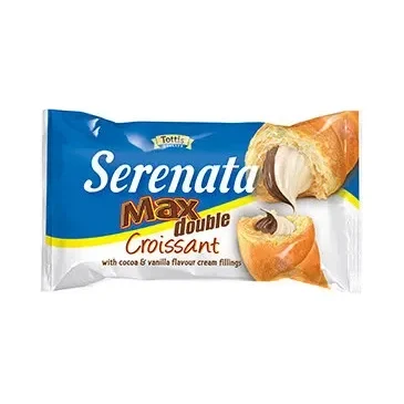 Кроасан SERENATA Double какао,ванилия 70 г - SERENATA