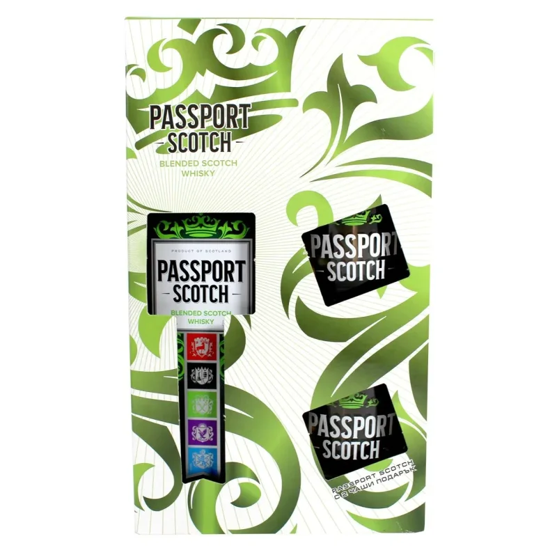 PASSPORT Selection 40% алк. 700 мл + две чаши - PASSPORT
