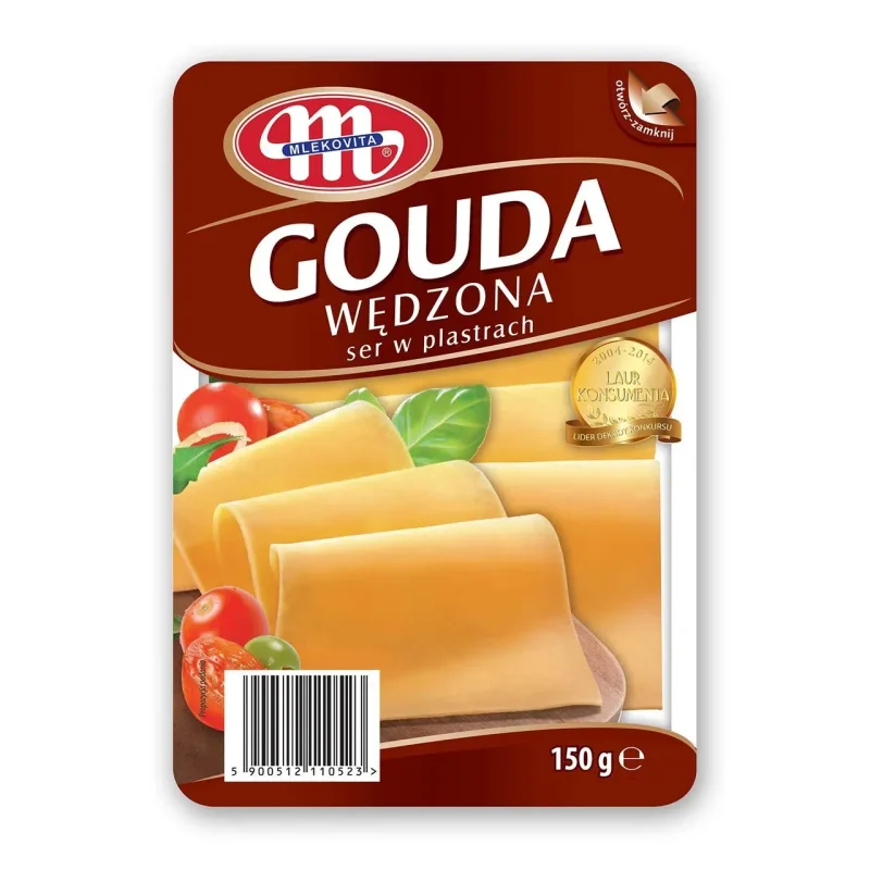 Гауда MLEKOVITA пушен слайс 150 г