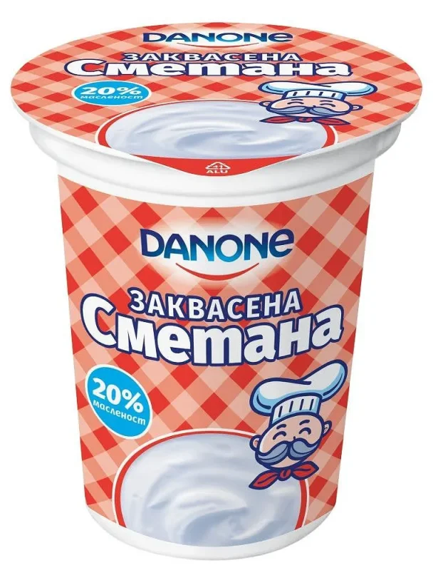 Заквасена сметана ДАНОН 380 г - DANONE