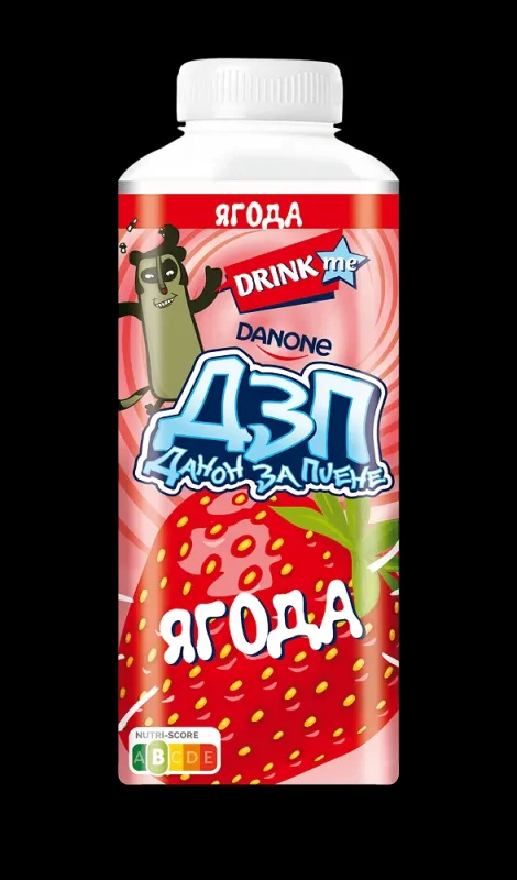 ДАНОН за пиене ДЗП Ягода 320 г - DANONE