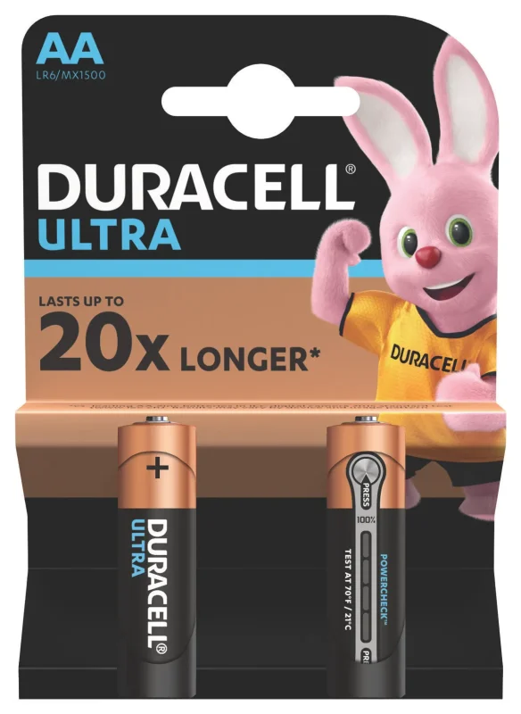 Алкална батерия Duracell Turbo Max АА 2бр. - DURACELL