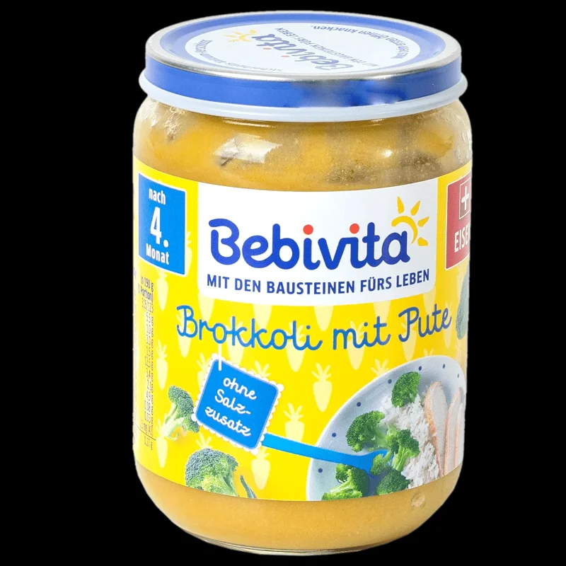 Пюре BEBIVITA броколи, пуешко месо 190 г
