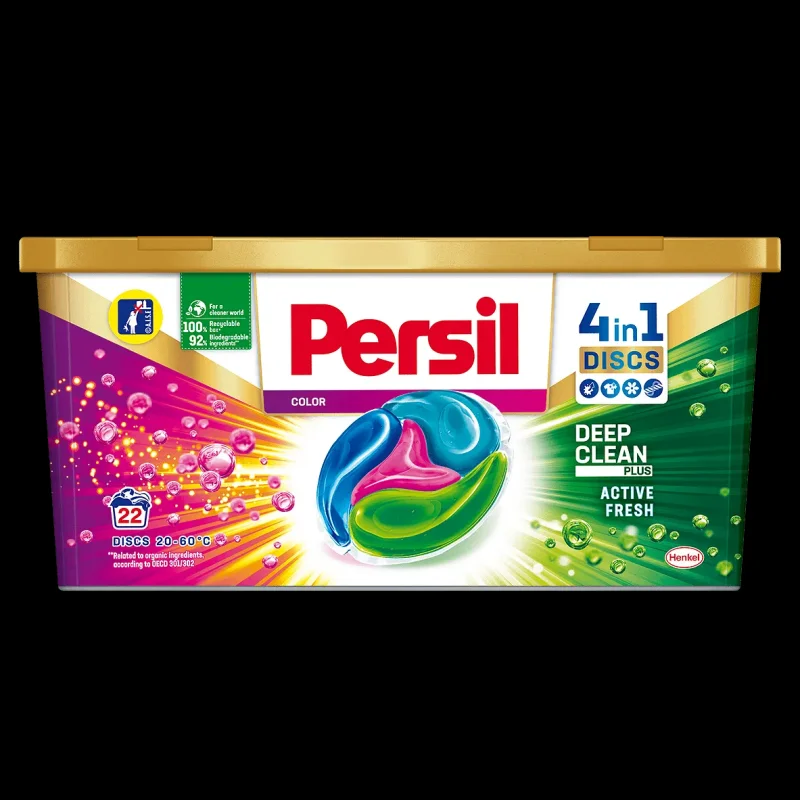 Капсули за пране PERSIL Color Discs 4in1 22 бр. - PERSIL