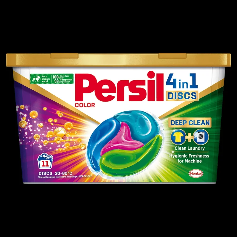 Капсули за пране PERSIL Discs Deep Clean 4in1 Color 11 бр. - PERSIL