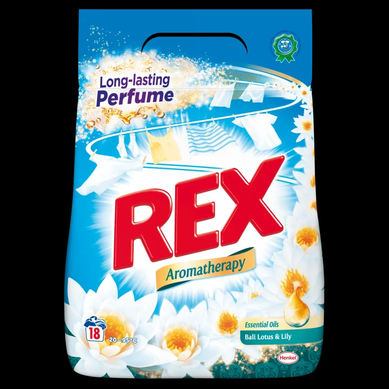 Прах за пране Rex Bali Lotus & Lily 18 пранета - REX