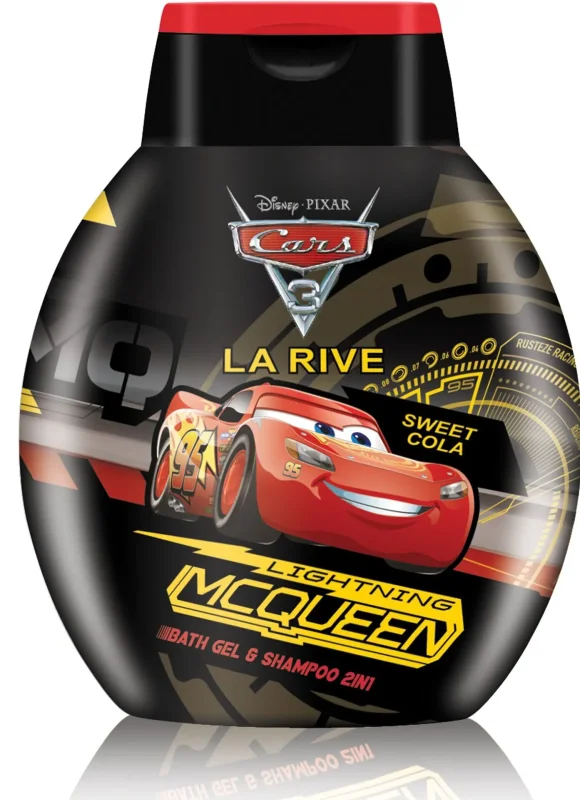 Душ-гел за деца LA RIVE Cars 2в1 250 мл - Disney - La Rive
