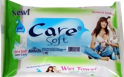 Мокри кърпи CARE SOFT 72 бр - CARE SOFT