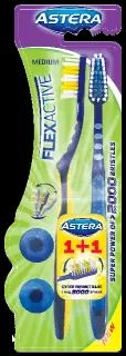 Четка за зъби ASTERA Flex Active 1 + 1 бр - ASTERA