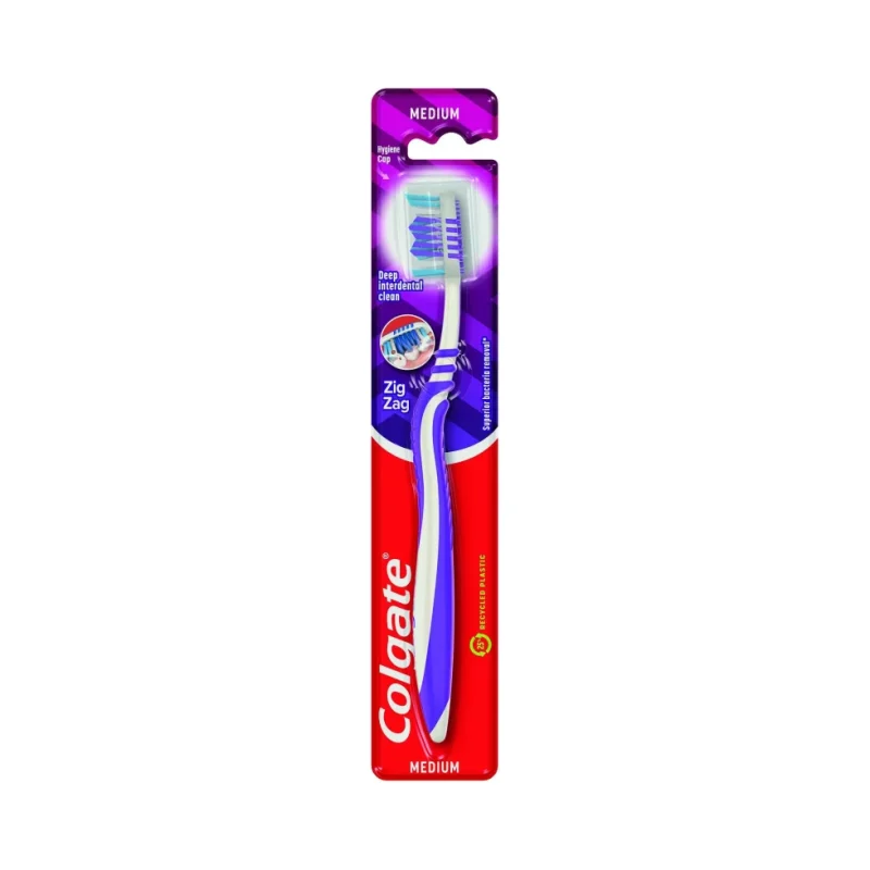 Четка за зъби COLGATE Zig-Zag Мedium 1 бр - COLGATE