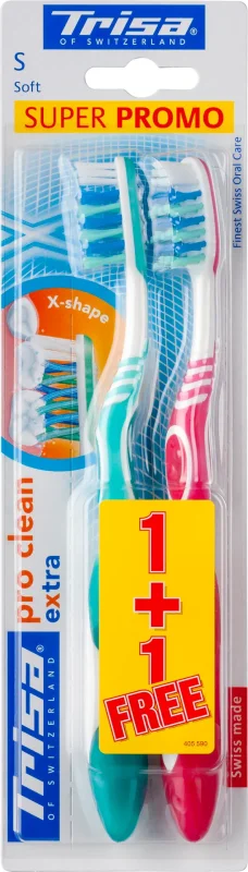 Четка за зъби TRISA Extra Soft 2 броя - TRISA