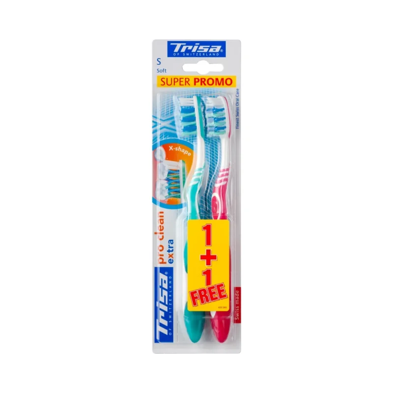 Четка за зъби TRISA Extra Soft 2 броя - TRISA