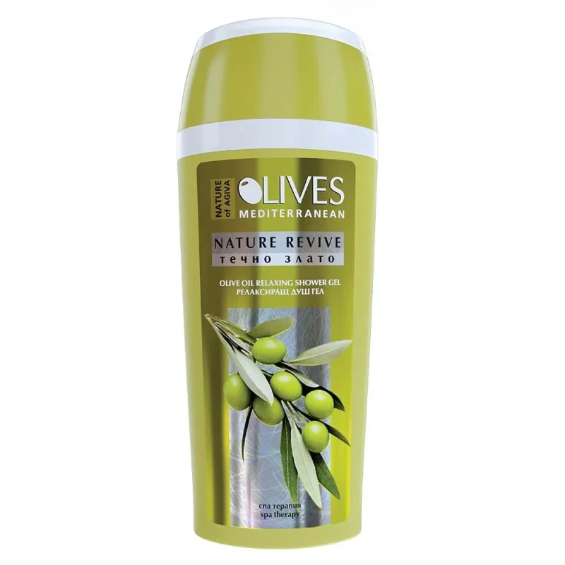Душ гел Nature of AGIVA Olives Течно Злато 250 мл
