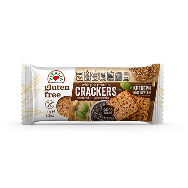 Крекери VITALIA семена,без глутен 90 г - CRACKERS