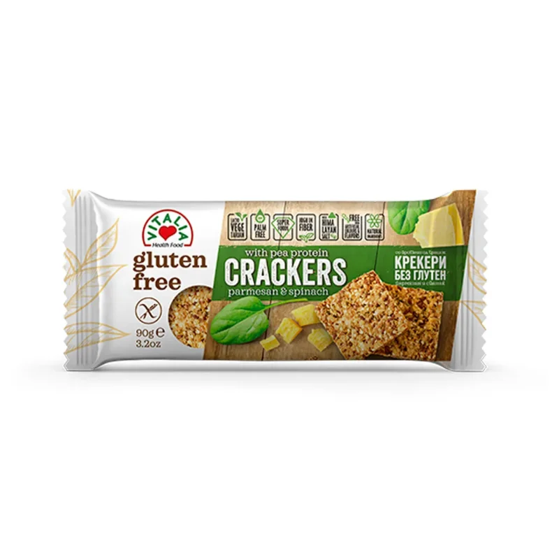 Крекери VITALIA пармезан,без глутен 90 г - CRACKERS