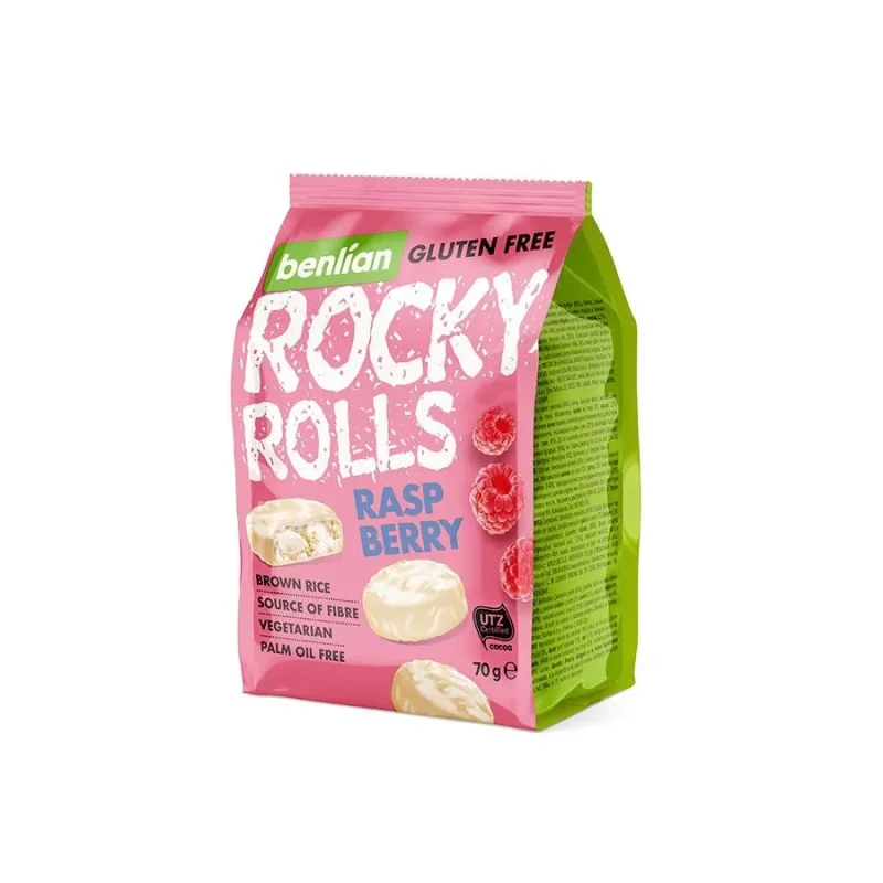 Benlian ROCKY rolls малина 70 гр. без глутен