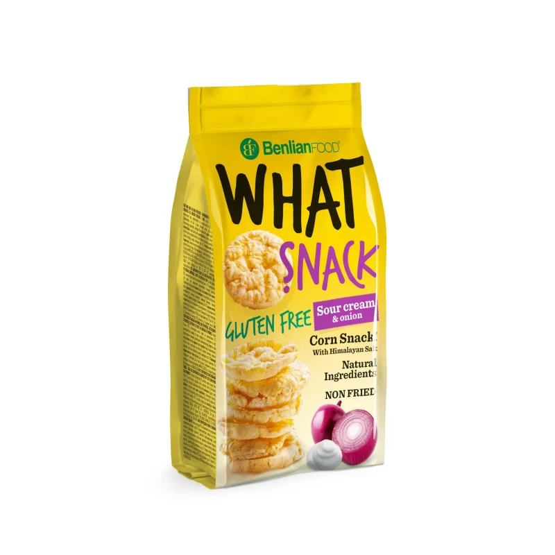 Снакс WHAT сметана и лук 50 г - WHAT SNACK