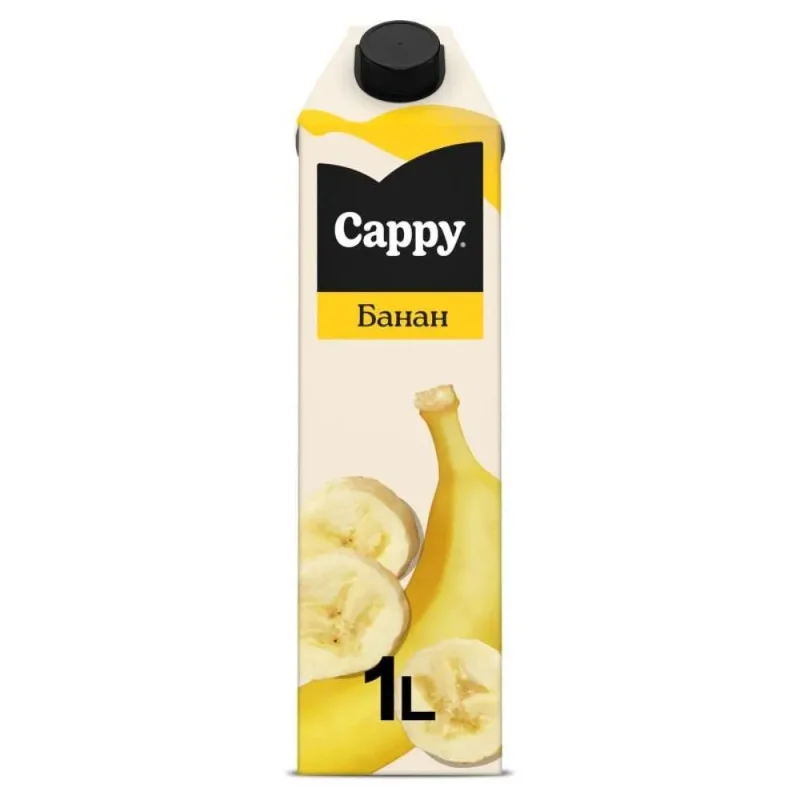 Плодова напитка CAPPY банан 20% 1 л - Cappy