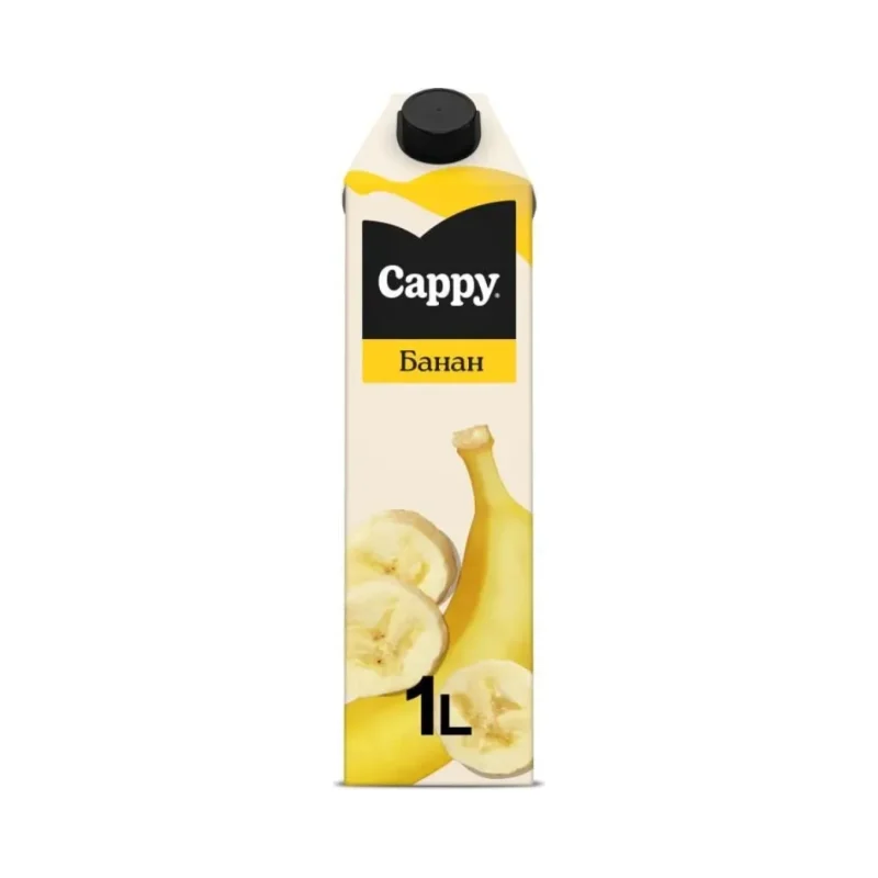 Плодова напитка CAPPY банан 20% 1 л - Cappy