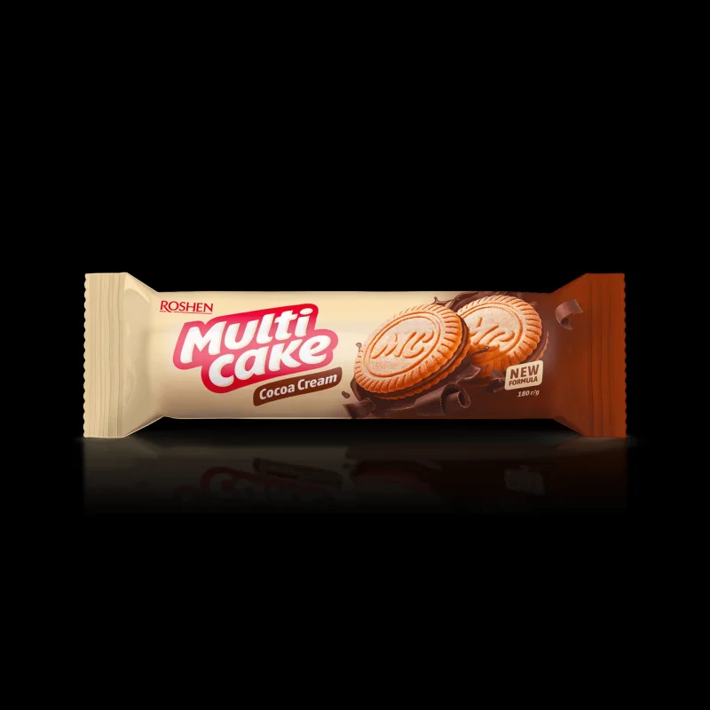Бисквити ROSHEN Multi Cake Cocoa Cream180 г - ROSHEN