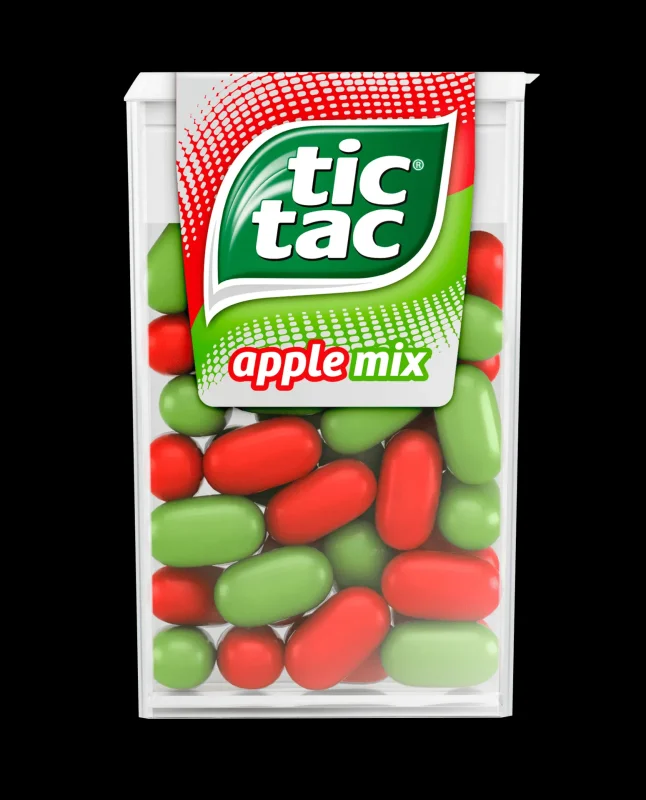 Дражета TIC TAC ябълка микс 18 г - TIC TAC