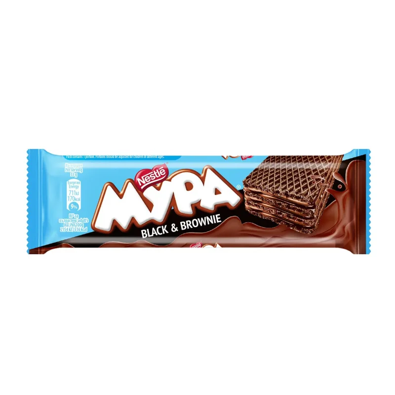 Вафла МУРА black&brownie 33 г - МУРА