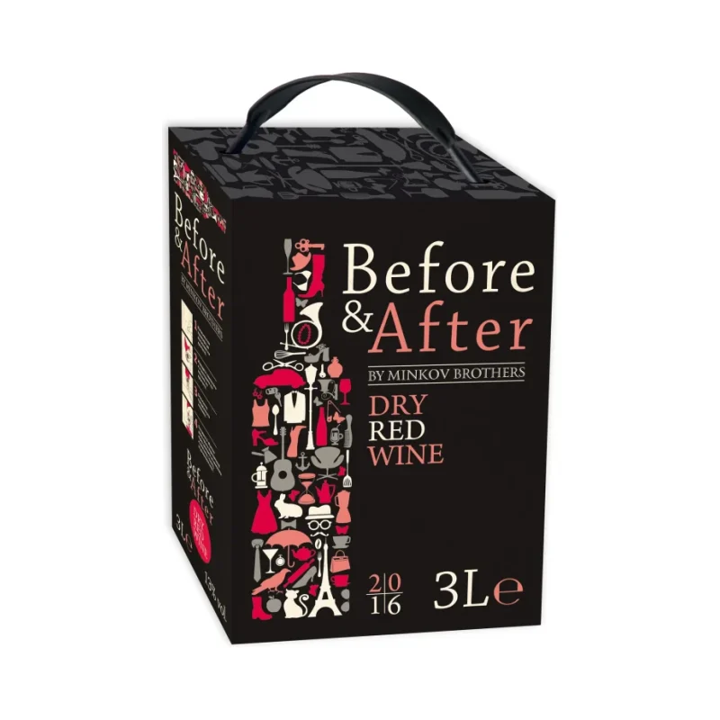 Вино BEFORE & AFTER Червен 3Л - BEFORE & AFTER