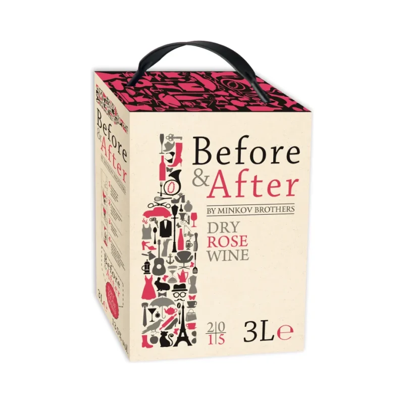 Вино BEFORE & AFTER Розе 3Л - BEFORE & AFTER