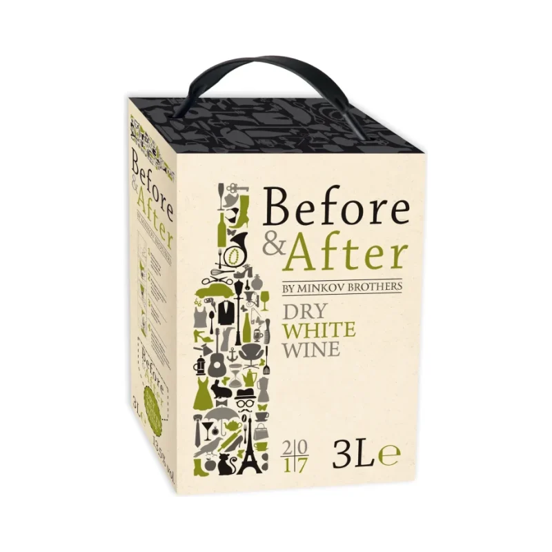 Вино BEFORE & AFTER Бяло 3Л - BEFORE & AFTER