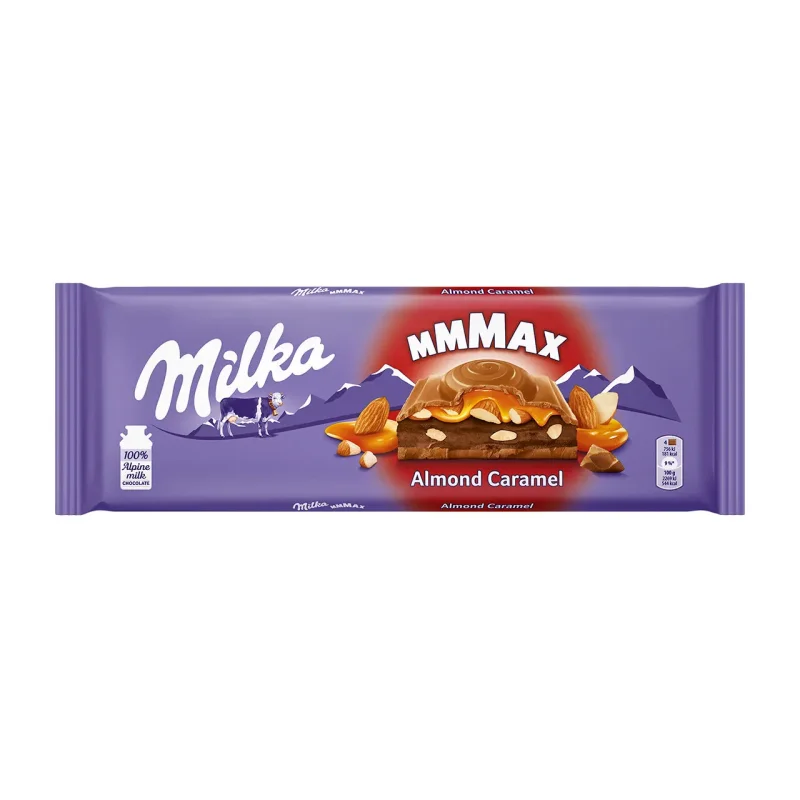 Шоколад MILKA бадеми и карамел 300 г - MILKA