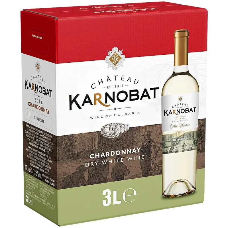 Вино CHATEAU KARNOBAT шардоне 3 л - CHATEAU KARNOBAT