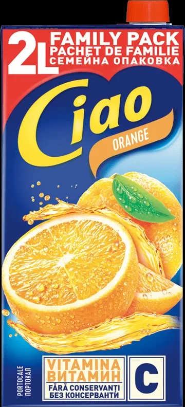 Плодова напитка CIAO портокал 2л - Ciao