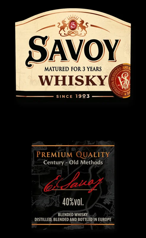 Уиски SAVOY 40% 700мл - SAVOY