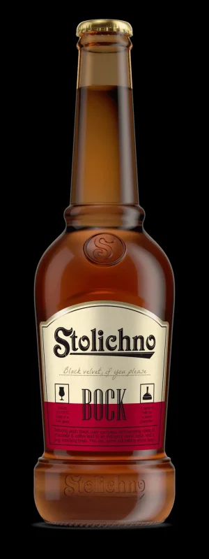 Бира STOLICHNO Bock 6.5% бутилка 400мл - STOLICHNO