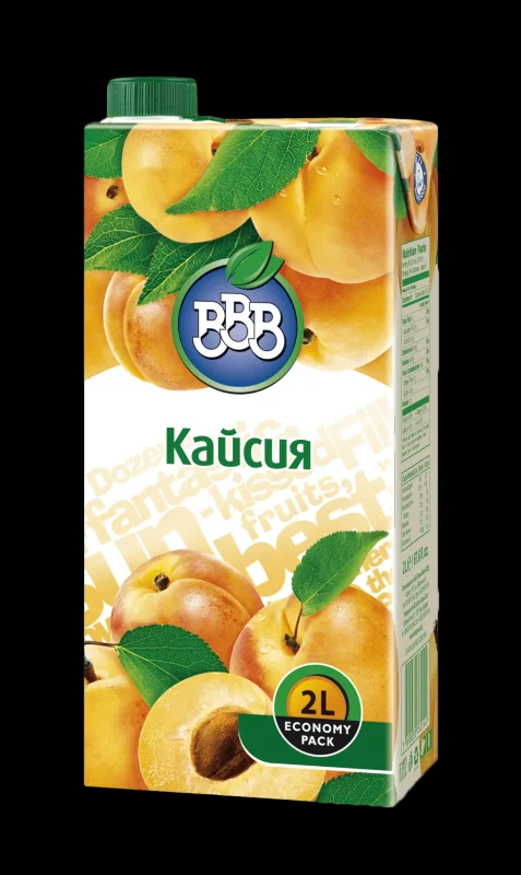 Плодова напитка BBB Кайсия 12% 2л