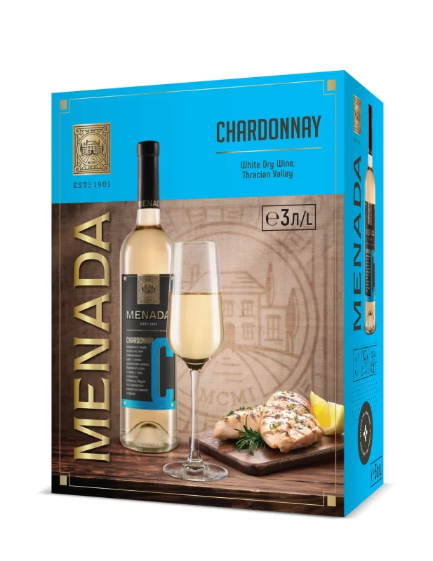 Вино MENADA Шардоне 3л - MENADA