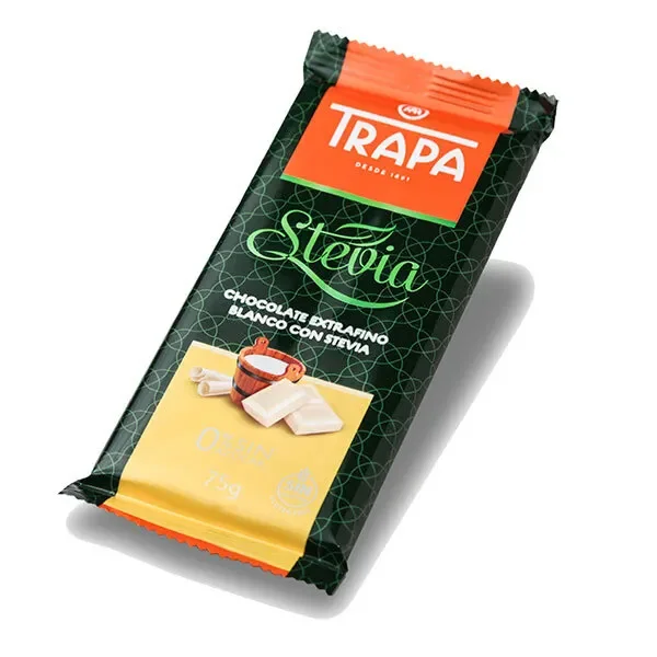 Шоколад TRAPA бял със стевия 75 г - Trapa